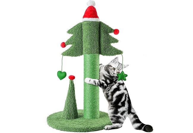 BOLUO Cat Christmas Tree Toy